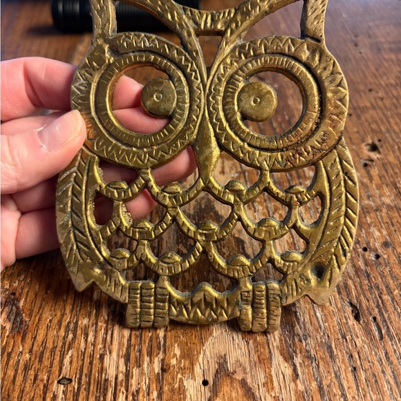 Other - Brass Owl Trivet